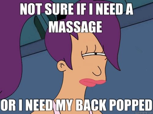Not Sure What Massage