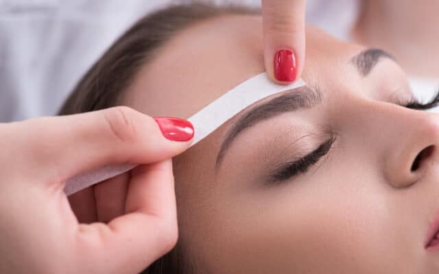 Face waxing